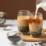 black sugar milk tea​