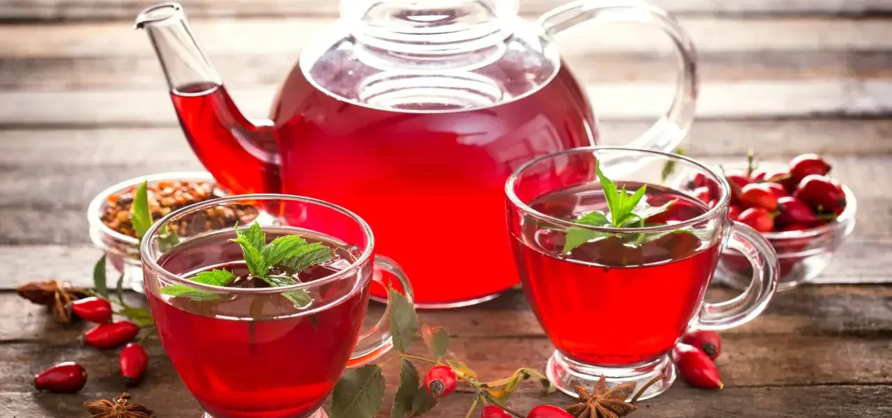 benefits of rosehip tea with hibiscus